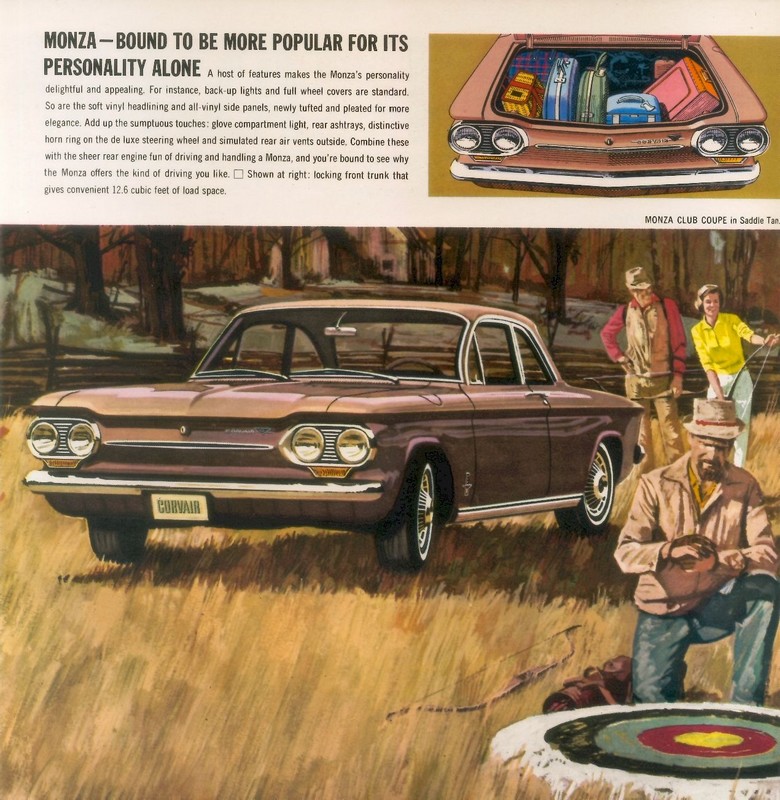 1963 Chevrolet Corvair Brochure Page 12